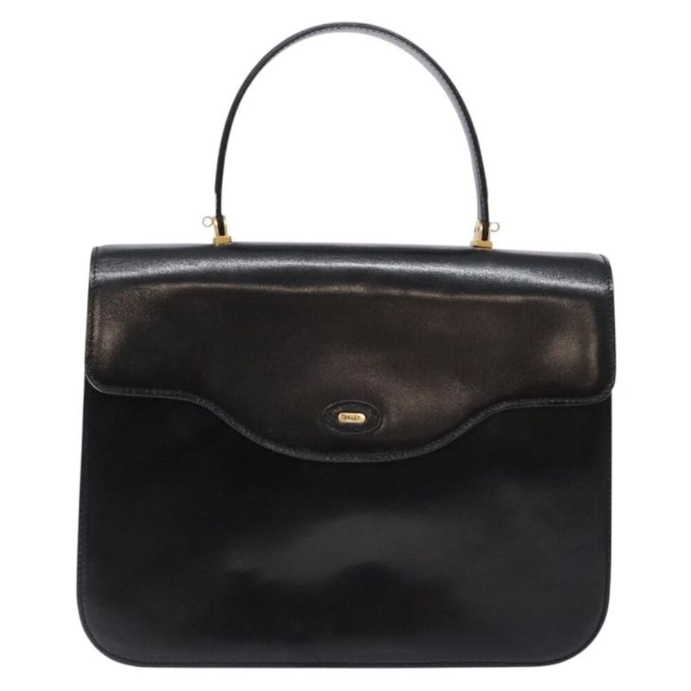 Bally Handbag Leather Black Leather Handbag